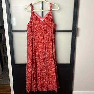 Joie Floral Midi Dress Size Large
